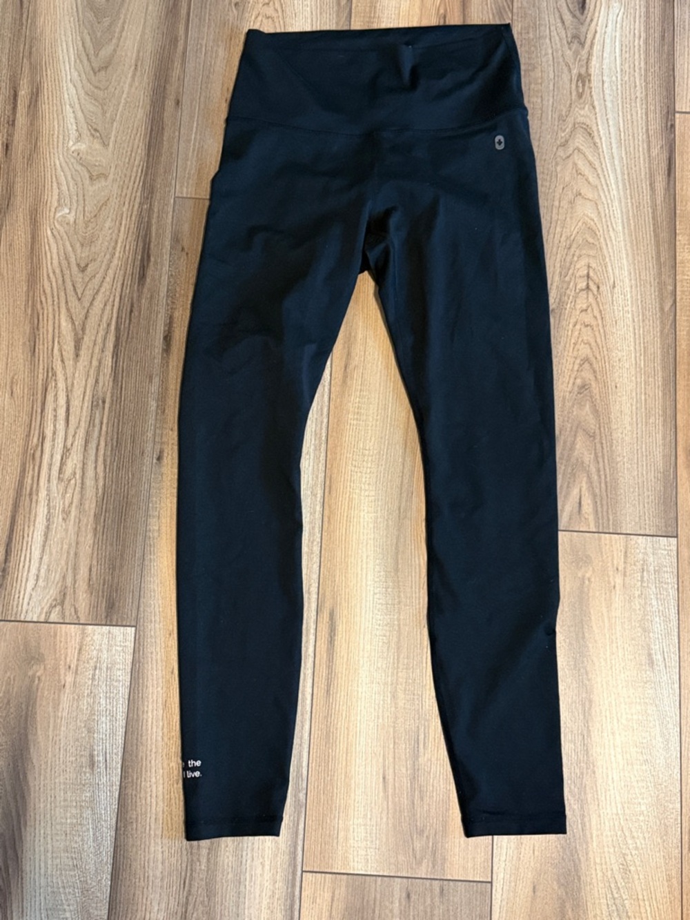 Figs Black High-Waist Performance Leggings